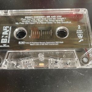 Kenny Chesney: All I Need to Know Cassette Tape.  No Case Just Tape